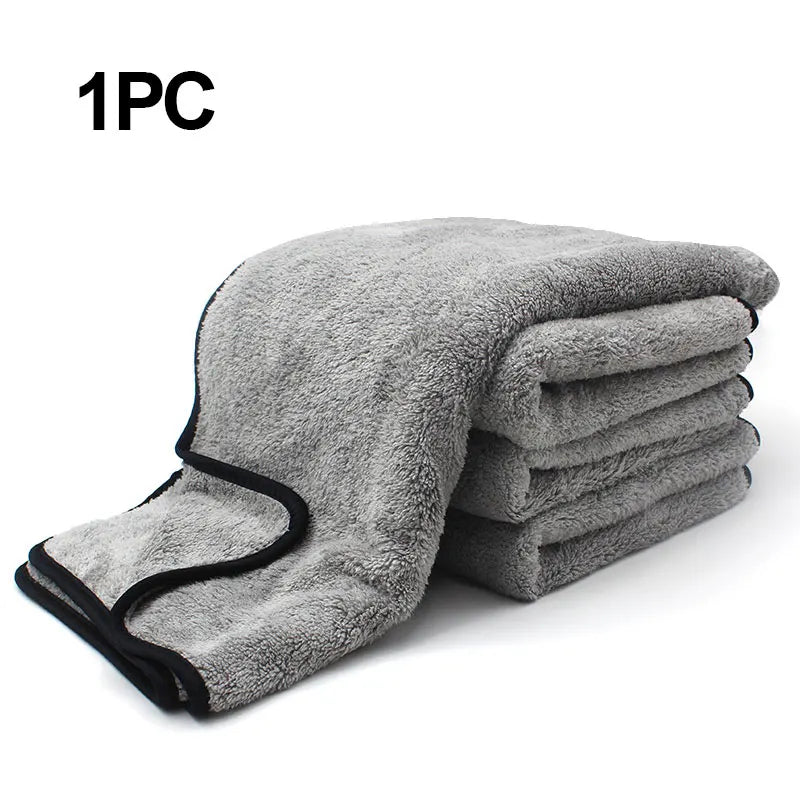 Premium Microfiber Car Cleaning Towel - 100x40cm Super Absorbent Auto Drying Cloth