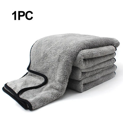 Premium Microfiber Car Cleaning Towel - 100x40cm Super Absorbent Auto Drying Cloth