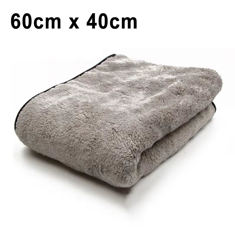 Premium Microfiber Car Cleaning Towel - 100x40cm Super Absorbent Auto Drying Cloth